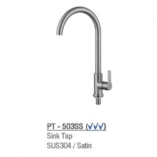 ZAFFIRO PT-503SS KITCHEN COLD TAP - lightings.com.sg